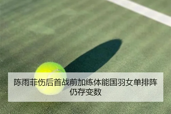 陈雨菲伤后首战前加练体能国羽女单排阵仍存变数