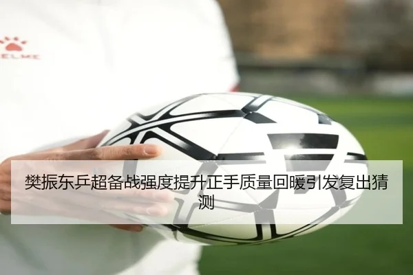 樊振东乒超备战强度提升正手质量回暖引发复出猜测